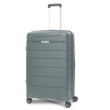 Aerolite Large 28in (100L) Lightweight Polypropylene Hard Shell Check-In Luggage Suitcase, 4 Dual Spinner Wheels, TSA Lock, Waterproof Pocket, Premium Travel Case - Green